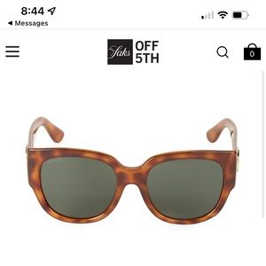 Gucci 55 mm square sunglasses